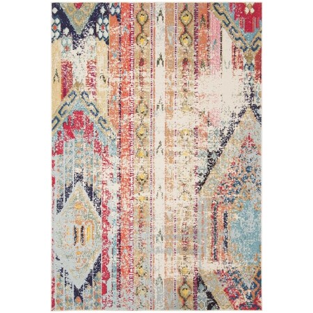 Safavieh 12 x 18 ft. Madison 400 Power Loomed Rectangle Area Rug Blue & Orange MAD422F-1218